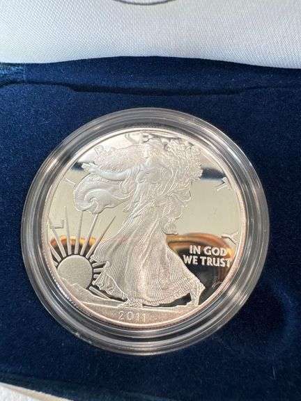 2011 American Eagle One Ounce Silver Proof Coin - West Point Mint