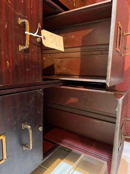Two 3 Drawer Vertical and One 4 Drawer Vertical File Cabinets