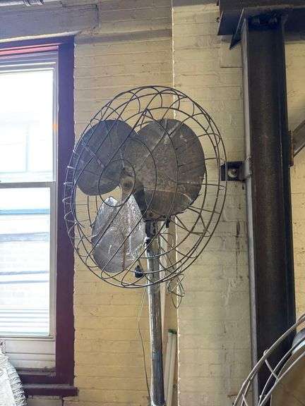3 Large Metal Fans