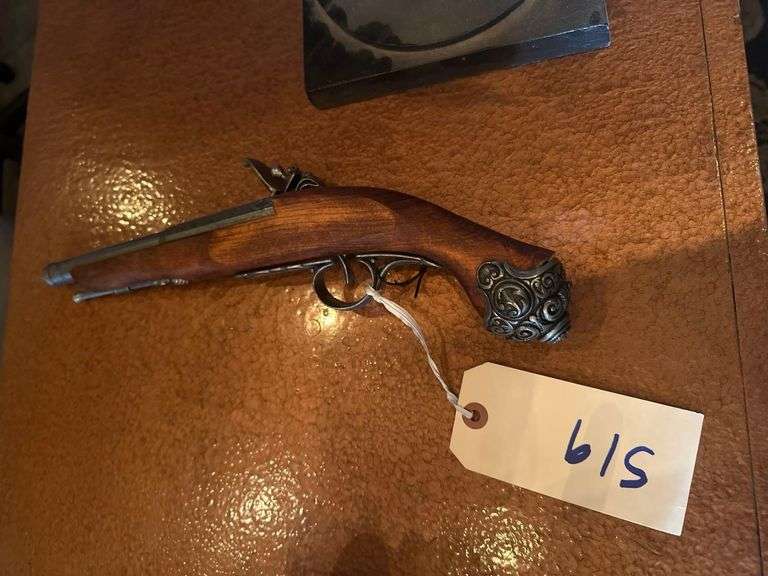 Faux Flintlock Pistol 15in. L.