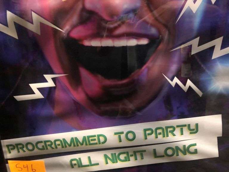 DJ Maxx Framed Wall Poster 37in x 25in
