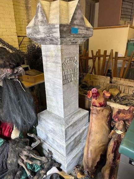Large Foam Tomb of Nicholas Kramer 22in x 22in x 82in