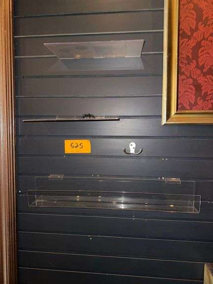 3 Clear Display Shelves - 1ft. 1ft. 2ft.