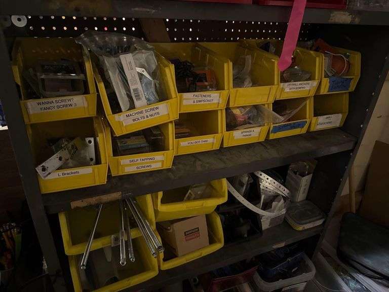 Huge Lot of Tools, Supplies, Screws, Misc. Items