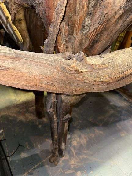 Zombie Cow Prop - Wood and Bone - Approx. 80in x 25in x 58in