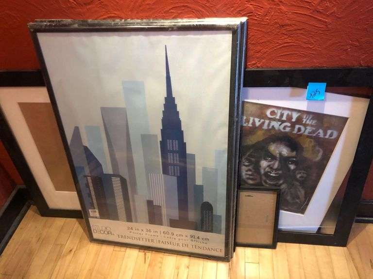 2 24in x 36in Poster Frames, Various Other Poster Frames