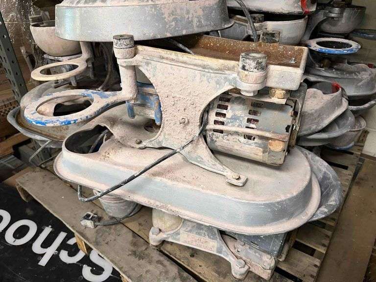 3 Amaco Electric Pottery Wheels and Benches