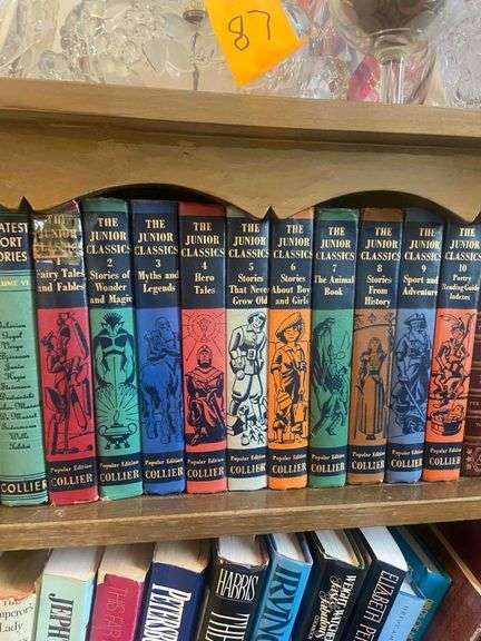 Books Including Novels - Encyclopedia Set - The Junior Classics 10 Volume Set - Etc.