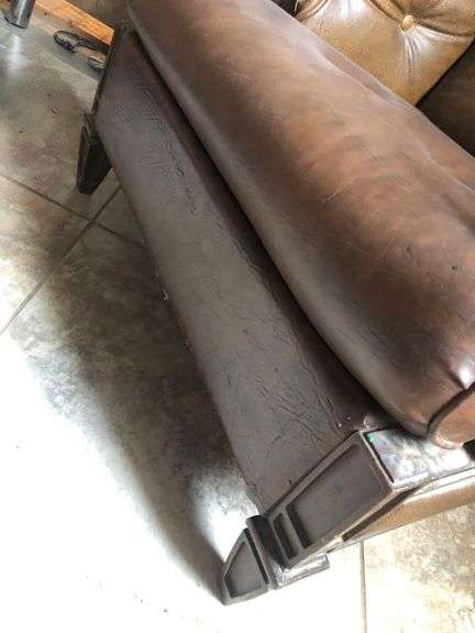 Brown Leather Armchair