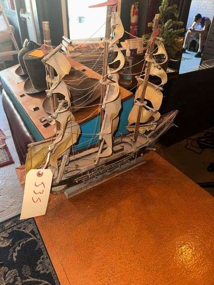 Model Ship 24 in. L. X 22in. H.