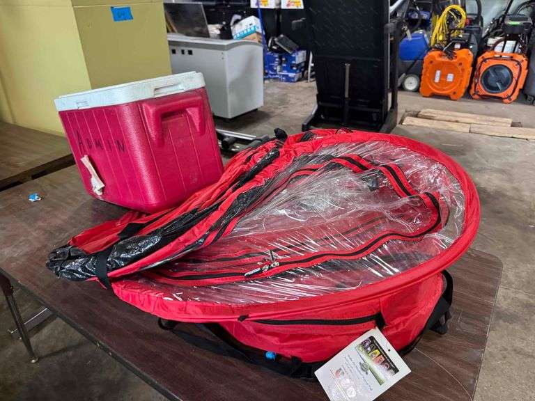 Weather Pop Up Pod and Cooler