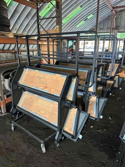 5 Sets of Seating Risers - Approx. 5ft Long Ea.