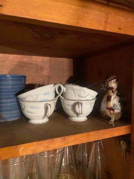 Contents Of Cabinets, Dishes, Drinking Glasses, Etc.