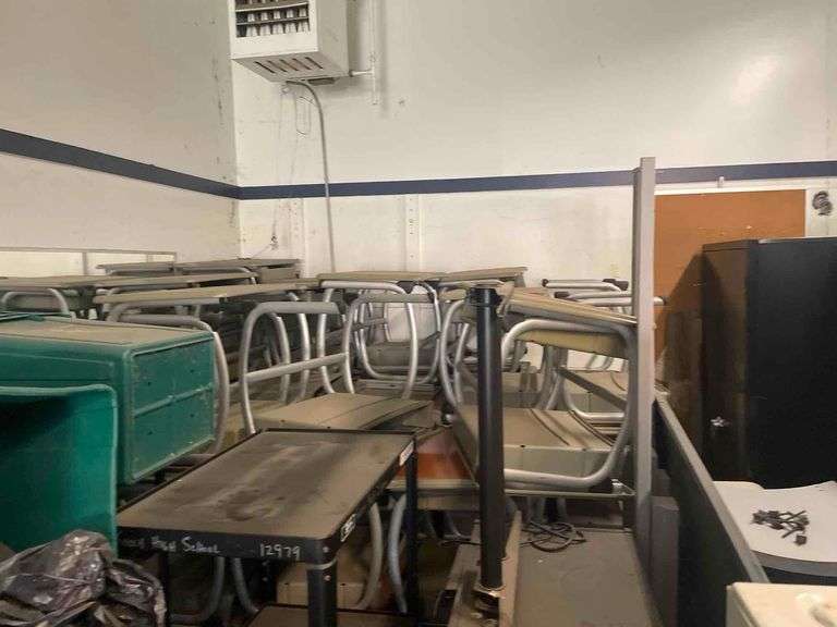 Approximately 12 School Desks for Smaller Children 26x19x23 Inches