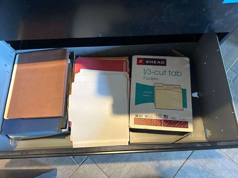 Contents On Printer & In File Cabinet Drawers Printer Not Included