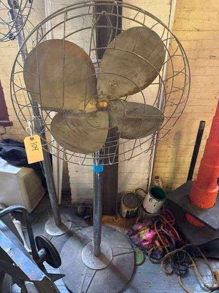 3 Large Metal Fans