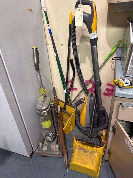 Cleaning Tools Including Vacuums and Brooms