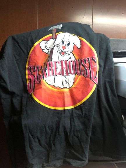 Various Scare House T-Shirts, Scare House Masks, Bamboo Lanterns