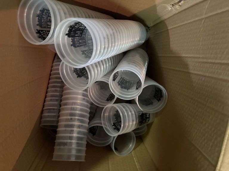 8 Boxes of Small Plastic Cups