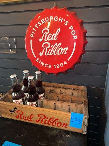 Red Ribbon Pop Display 15in. Diameter