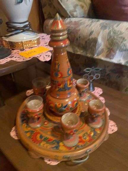 Lamp, Drink/ Shot Glass Set for Wine, Liquor, Sake