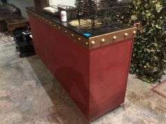 8ft Wooden Bar Table