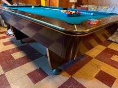 Pool / Billiards Table - 8' - In Great Shape - Comes with Pool Balls, Cues and Etc