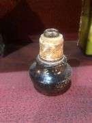 5 Empty Glass Jars, 5 Glass Jars with Sand, Small Metal Box with Latch