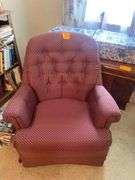 Padded Upholstered Swivel Chair