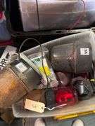 Crates of Extention Cords, Sound Cords, Lighting, Various Items