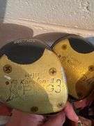 Vintage PING Golf Club Set - Karsten-II Driver, 3 Wood and 4 Wood - Karsten I Black Dot Irons - 2,3,5,6,7,8,9, SW and Wedge