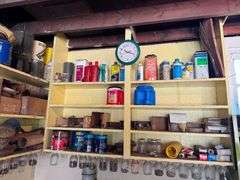 Contents Of Corner Shelves - Hardware and Product