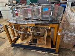 3 - Tables 10- Chairs 56 L. X 21W. X 37H.
