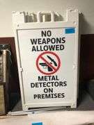 3 Large Folding Signs