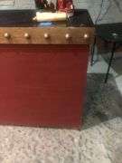 8ft Wooden Bar Table (Contents NOT Included)