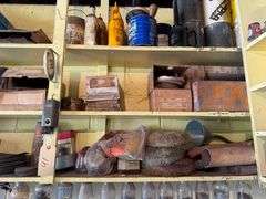 Contents Of Corner Shelves - Hardware and Product