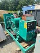 CUMMINS ONAN GEN SET Commercial Diesel Powered Generator With SIMPLX Commercial Fuel Transfer System- 9ft. L. X 31in. W. 54in. H. - SIMPLX 54 X 38 X 72 150Gallon 1/4 Full