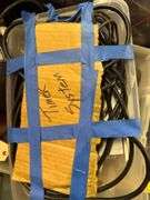 Crates of Extention Cords, Sound Cords, Lighting, Various Items