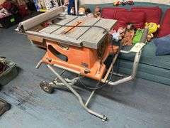 RIDGID 10in Portable Table Saw - Model R4510 - Serial No. Z94420453 - 120V