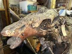 Zombie Cow Prop - Wood and Bone - Approx. 80in x 25in x 58in
