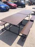 8FT Folding Cafeteria Table