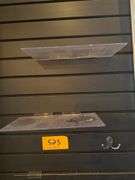 3 Clear Display Shelves - 1ft. 1ft. 2ft.