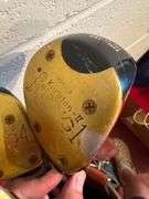 Vintage PING Golf Club Set - Karsten-II Driver, 3 Wood and 4 Wood - Karsten I Black Dot Irons - 2,3,5,6,7,8,9, SW and Wedge