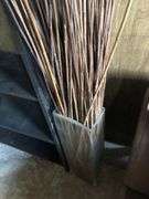 Black Bookshelf 31in x 10in x 80in, Faux Sticks