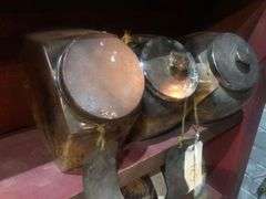 3 Glass Storing Containers with Lids