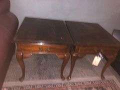 2 Wooden Bedside Tables with Drawers