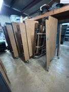 Lot of 4 Folding Cafeteria Tables - 12 ft