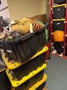 20 Large Boxes and Bags with Props, Decor, Gargoyles, Fear Flaps, Pumpkins, Lighting, Candles