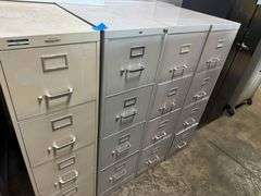 4 Four Drawer Vertical File Cabinets