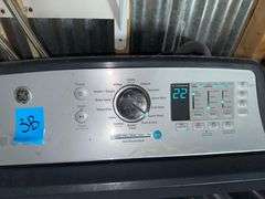 GE Electric Washer - Model GTW685BPL1DG - Serial No. MM122353G - 120V - Approx. 27in x 27in x 43in